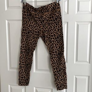 Animal print leggings